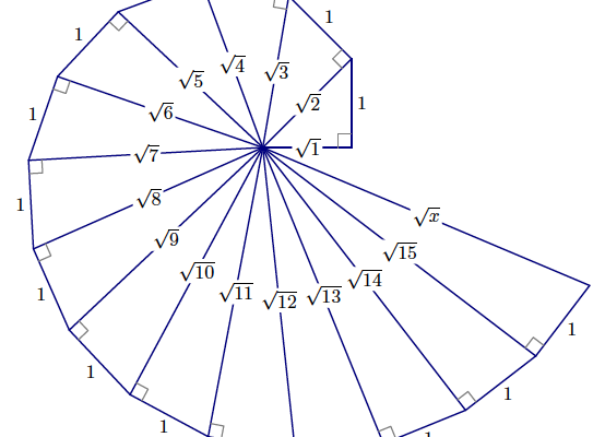 A spiral of roots